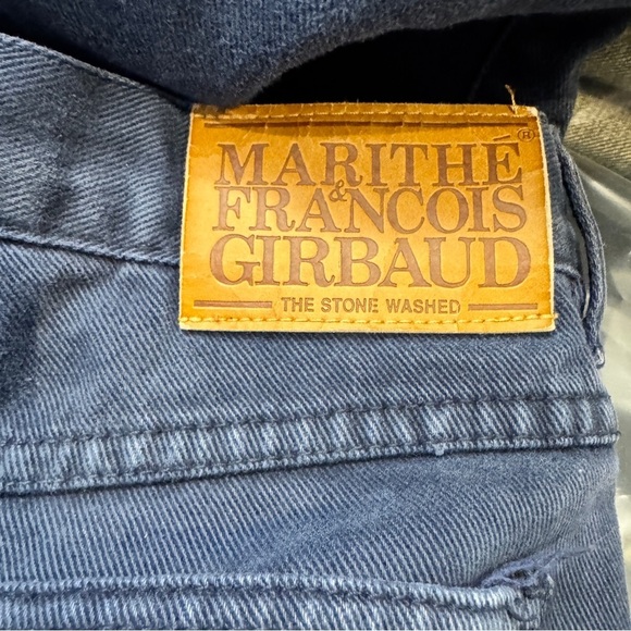 Vintage Marithe Francois Girbaud Dark Blue Denim Jeans size 28 - Picture 6 of 6